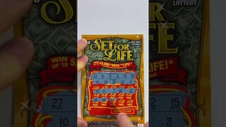 Set For Life Part: 7 #lottery #lotterytickets #scratchcards #scratchers #lotto #viral #shorts #win