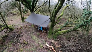 taking gear from the tent to the tarp. 25th March 2023