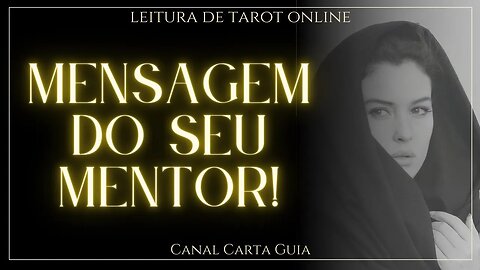 🦋 UMA MENSAGEM DO SEU MENTOR ESPIRITUAL 🦋 LEITURA DE TAROT ONLINE ⭐️