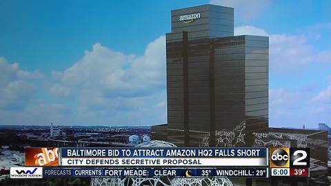 Baltimore bid to attract Amazon HQ2 falls short