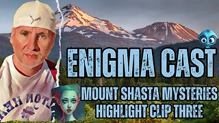 🦶 EnigmaCast Highlight: Bigfoot Sightings and Legends of Mount Shasta 🌄