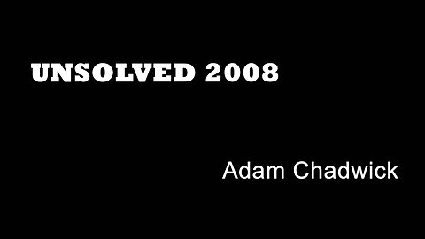 Unsolved 2008 - Adam Chadwick - Leeds Murders - Gun Murders - West Yorkshire True Crime - Harehills