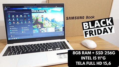 Notebook Samsung Book com Intel i5 e 8gb de memória Ram, compensa? Cinza ou Branco?
