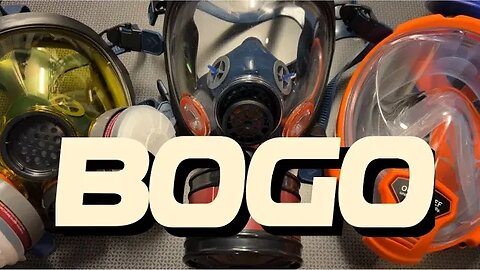 Gas Mask & Respirator Deal Alert BOGO