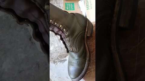 Franks Boots- 9 month polish comparison