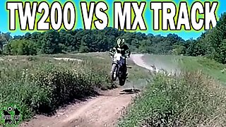 TW200 & Super Sherpa 250 Take On Mini Motocross Track | Embarrass River ATV Park