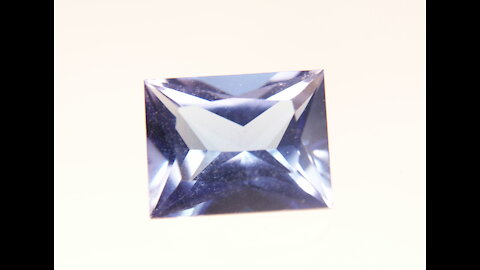 Tanzanite Look Alike Czochralski Pulled Forsterite Rectangle Radiant Cut