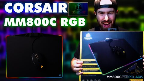 Corsair MM800C RGB Polaris Mousepad Unboxing & Review