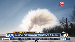 Warning issued over 'boiling water challenge'