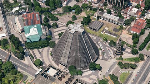 The Metropolitan Cathedral in Rio de Janeiro Brazil