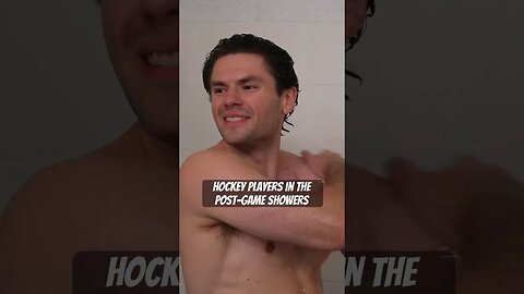 Hockey Players in the Post-Game Showers