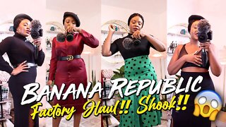 Banana Republic Factory Haul | Classy & Elegant Look For Half The Price | Smart Casual Work Outfits
