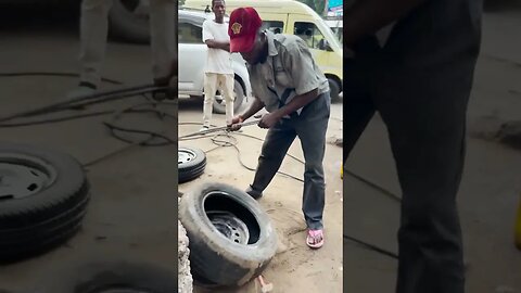 VIRAL Tyre Puncture Repair in Africa