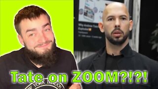 Andrew Tate goes on ZOOM?!?!