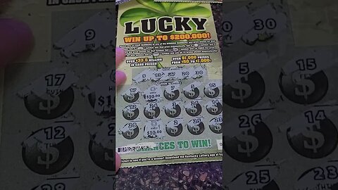 Big Winning Scratch Off Ticket! #lottery