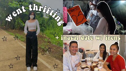 went thrifting + inasal date w/friends