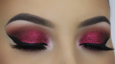 PROM Makeup Tutorial | Glitter Eye Look