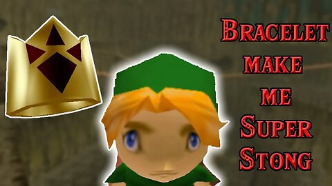 Link Strong Because Bracelet Make Him... Ocarina Of Time
