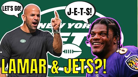 NEW YORK JETS Are The FAVORITES To TRADE for Baltimore Ravens QB Lamar Jackson!