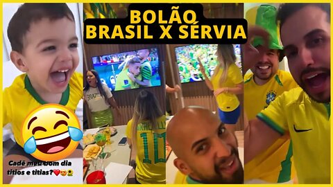 BOLÃO DE LEIDY NO PRIMEIRO JOGO DO BRASIL NA COPA VEJA QUEM GANHOU