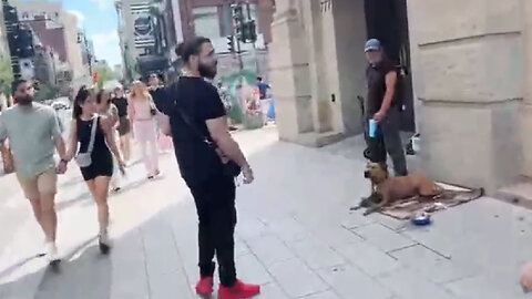 Kind Gesture: Banks Atkin Provides Water to Homeless Man's Dog During Summer Heat