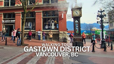 Exploring The Gastown District in Vancouver, BC Canada Walking Tour #gastown #vancouver #canada