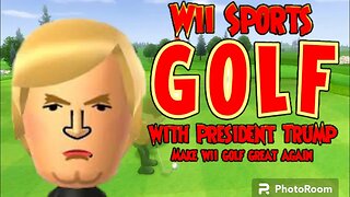 Wii Golfing | With President #Trump