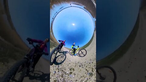 Spring Ride on TINY PLANET with INSTA360 X3 back mount | #shorts