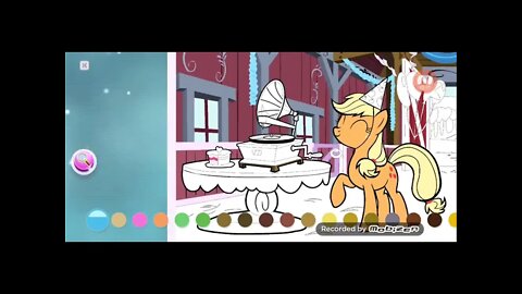 Applejack is at a Party! / My Little Pony Color by Magic!