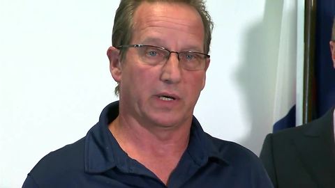 Frank Rzucek, father of Shanann Watts, speaks at news conference