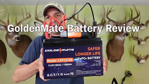 Camping Battery Review Goldenmate LFP12100