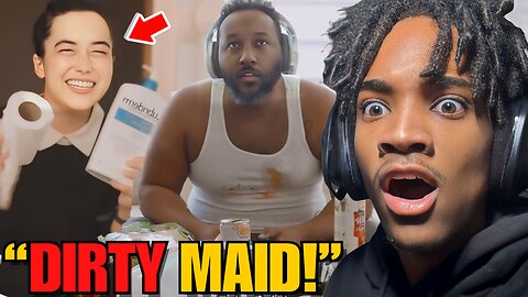 Naughty Maid SLEEPS with Fat Gamer... *GONE WRONG!*
