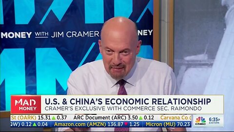 CRAMER CURSE: CNBC’s Jim Cramer Says Commerce Secretary Gina Raimondo Is His Favorite Cabinet Member