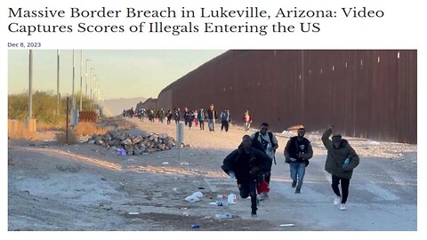 Is This VIDEO Footage Of Illegals Entering the US Border Illegaly