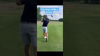 Tom Hoge drills a driver at Byron Nelson Classic! #tomhoge #golf #tomgillisgolf