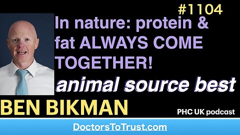 BEN BIKMAN h; | In nature: protein & fat ALWAYS COME TOGETHER! animal source best