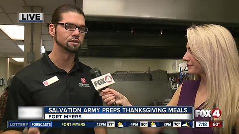 Salvation Army preps Thanksgiving meals for community