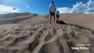 Great Sand Dunes - Sandboarding