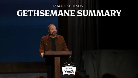 Gethsemane Summary