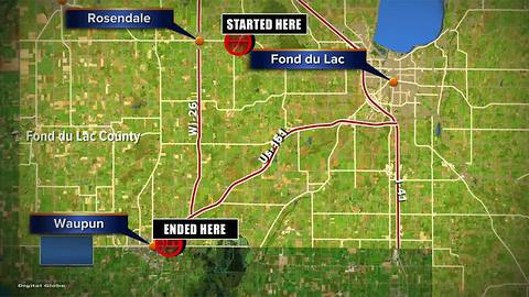 Fond du Lac County Deputies: Chase speeds reach 115 mph