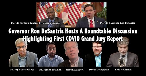 Governor Ron DeSantis Hosts A Roundtable Discussion Highlighting First COVID Grand Jury Report