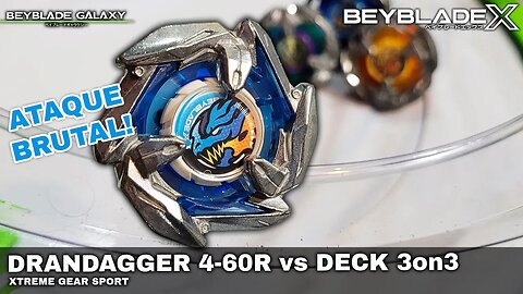 DRANDAGGER 4-60R vs DECK 3on3 - Beyblade X ベイブレードX