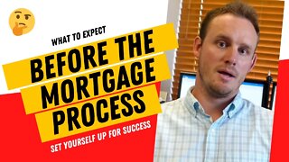 What to Expect; Before the Mortgage Process