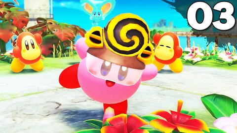 Kirby and the Forgotten Land - Everbay Coast Tropical Paradise