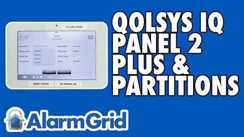The Qolsys IQ Panel 2 and Partitioning