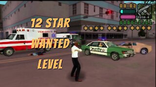 (GTA Vice City) 12 Star Wanted Level