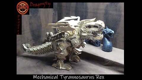 Mechanical Tyrannosaurus Rex 3D Wooden Puzzle