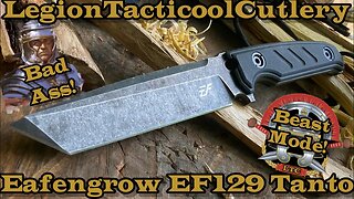 Eafengrow EF129 Tanto in DC53 Steel!