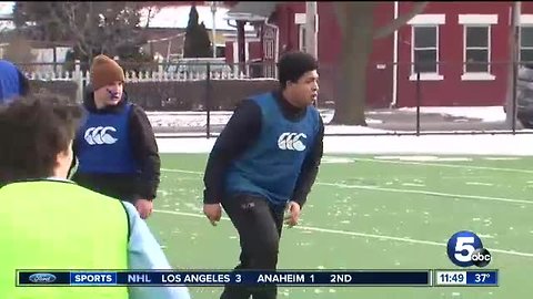 Saint Ignatius High School rugby player living the dream