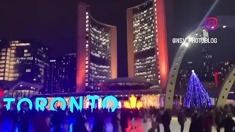 #nathanphillipssquare #iceskating #toronto #ontario #canada #snow #ice #skating #cold #winter